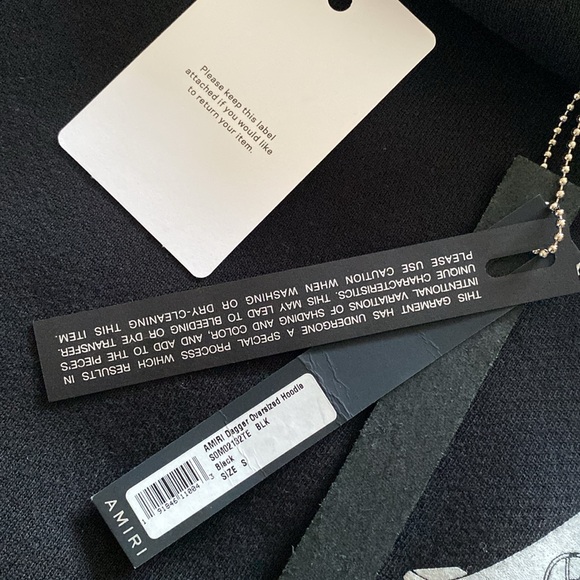 Amiri Dagger Oversized Hoodie - Picture 3 of 15